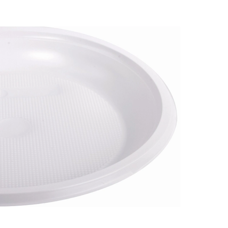 товар Тарелка пластиковая 165 мм белая с рифленым дном TLP165WRF